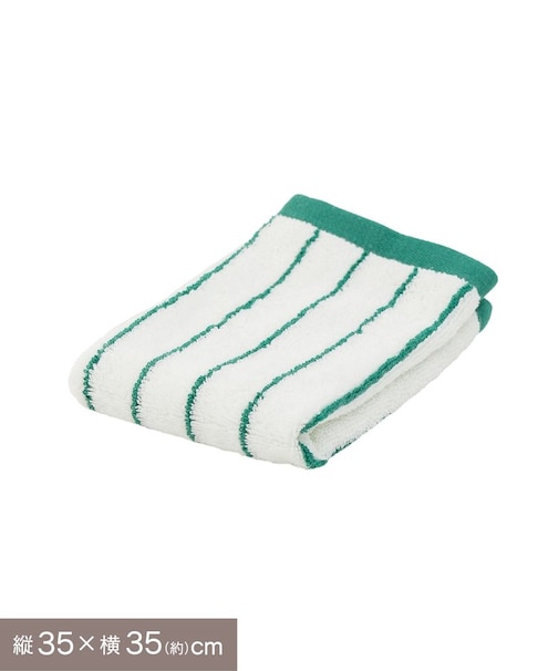ストライプハンドタオル35×35cm／Colorful Sink Days