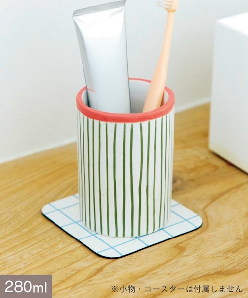 ストライプカップ：280ml／Colorful Sink Days