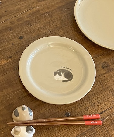 猫のケーキプレート：16cm／猫の食卓