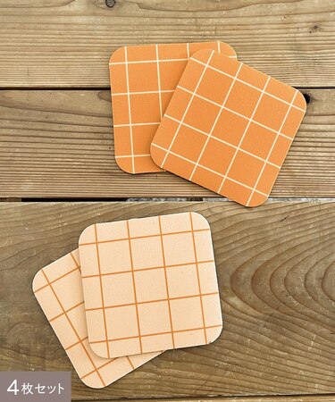 珪藻土ソフトコースター4枚セット／Colorful Sink Days