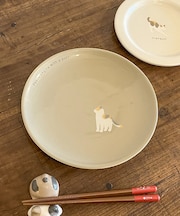 猫のプレート:20cm/猫の食卓