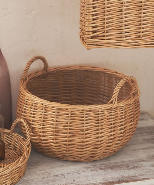 《WEB限定再入荷》柳プランプバスケット