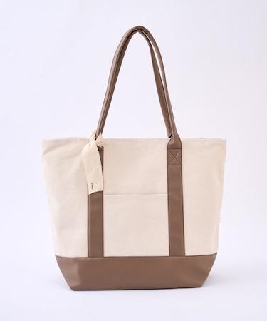 S.Blanc Bag_070（フェイクレザーミックスS.Blancトートバッグ