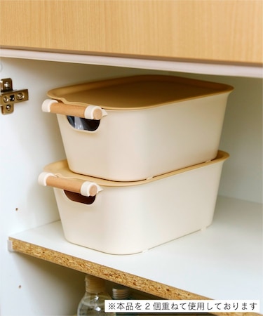 蓋付きウッドハンドルボックス：S