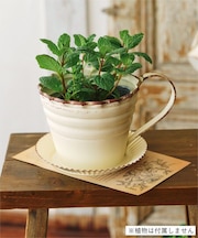 ブリキコーヒーカップ／Natural Country Garden