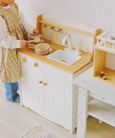 《WEB限定商品》おままごとカントリーキッチン／こども部屋