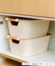 蓋付きウッドハンドルボックス：L