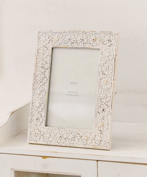 フラワーレーステープ風フォトフレーム／choupinet