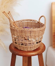 PEラタンミニハンドルバスケット