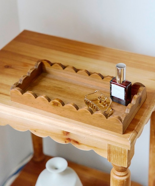 スカラップトレイレクタングル