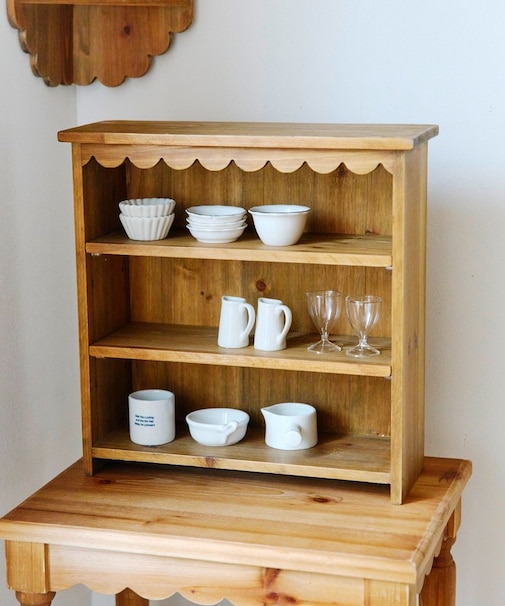 スカラップオープンラック