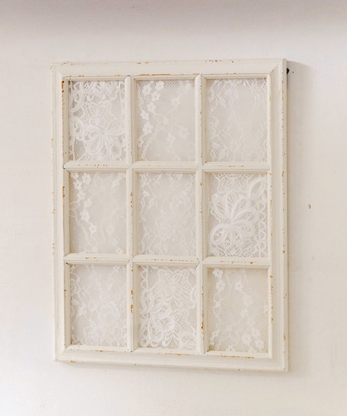 レース窓枠オブジェ／choupinet