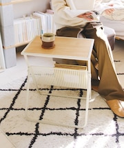 《WEB限定商品》マガジンディスプレイ付きサイドテーブル