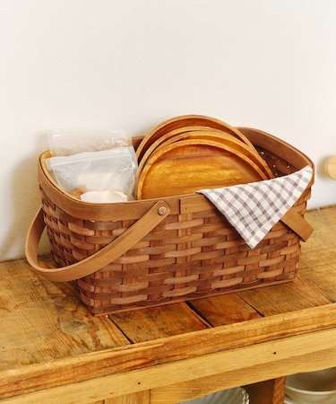 水杉ハンドルバスケット：L