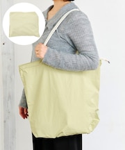 ファスナー付き折りたたみエコバッグ