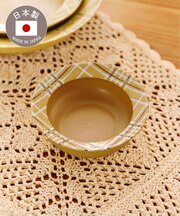 チェックディーププレート：12cm／新生活食器