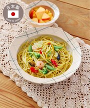 チェックディーププレート：22cm／新生活食器