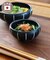 すくいやすい縦縞ボウル：9cm／新生活食器