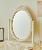 《WEB限定商品》ビンテージ卓上ミラー/French Vintage