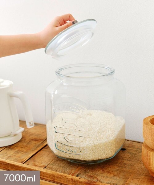 ガラスキャニスターナッツ：7000ml｜サリュの通販｜&mall（アンド