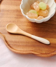 バイカラーデザートスプーン／お茶とお団子