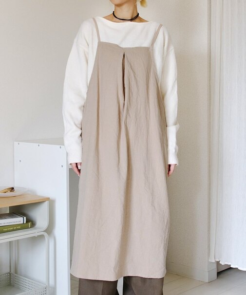 フロントタックワンピースエプロン