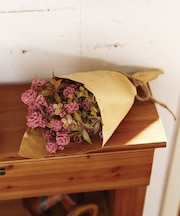 ナチュラルアートフラワーブーケ／キルトカントリー