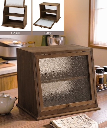 《WEB限定商品》フローラガラスカウンターキャビネット