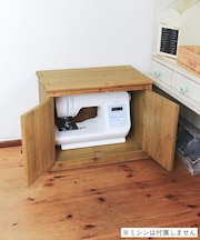 《WEB限定再入荷》2OPENミシン収納ワゴン／手芸