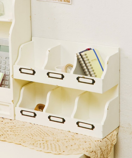 《WEB限定商品》6仕切り小物収納ボックス／choupinet