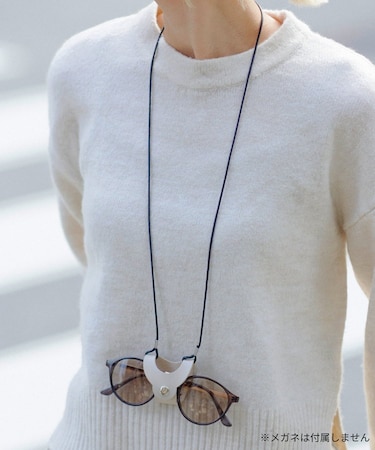 フェイクレザーメガネホルダー