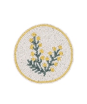 ビーズコースターミモザ