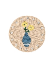 ビーズコースターフラワーベース