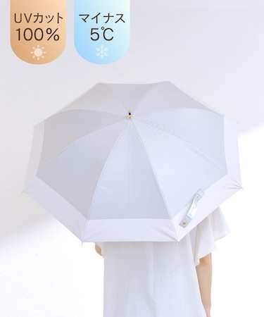 MINUS5日傘長バイカラー