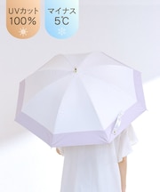 MINUS5日傘長バイカラー