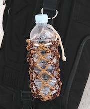 カラビナ付きペットボトルホルダー