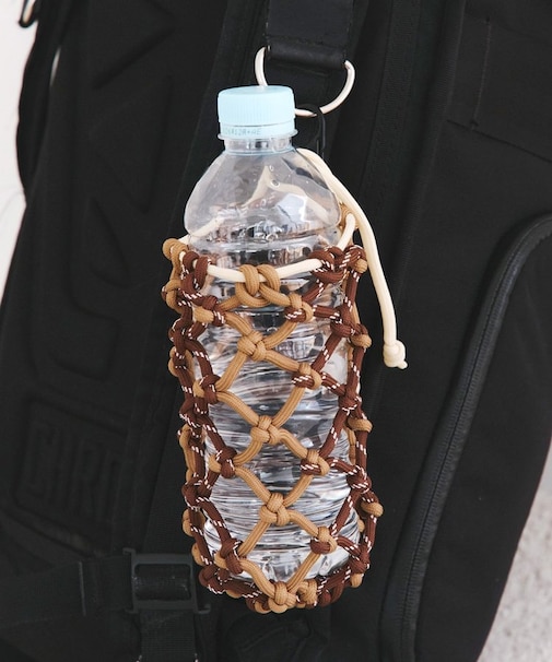 カラビナ付きペットボトルホルダー