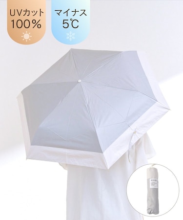 MINUS5日傘折バイカラー