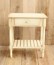 《WEB限定再入荷》ホワイト引き出し付きシェルフ