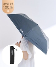 晴雨兼用日傘折シンプルロゴ