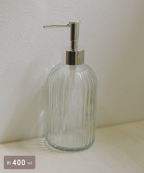 リブガラスディスペンサー:400ml