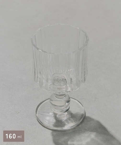 ストライプスタンド付きグラス：160ml／GLASS ARTWARE