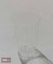 ストライプグラス：500ml／GLASS ARTWARE