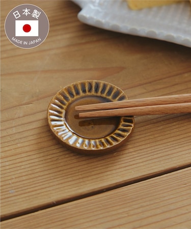 美濃焼箸置き／新米が主役