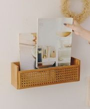 《WEB限定再入荷》ラタン編みウォールシェルフ