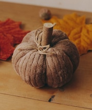 ファーかぼちゃオブジェ：M／Autumn Harvest Festival