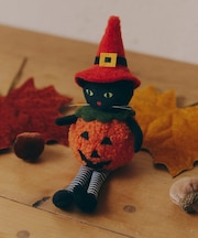 おすわり黒ねこオブジェ/Autumn Harvest Festival