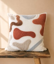 ニュアンスペイントタフトクッションカバー：45×45cm