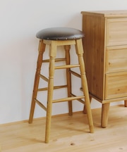 《WEB限定商品》フェイクレザーハイスツール/natural vintage