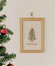 クリスマスツリー刺繍パネル/Christmas